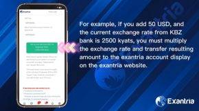 How to Top Up eXantria account on using KBZ Pay/Wave