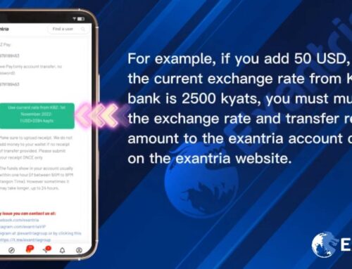 How to Top Up eXantria account on using KBZ Pay/Wave