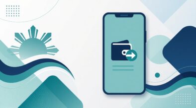 Abstract illustration of mobile wallet transfer for Philippine creator payouts